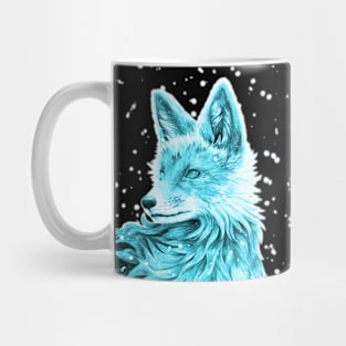 Blue Fox - The Snow Fox Kitsune Mug